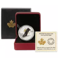 2014 Canada $20 1oz Silver - Soaring Bald Eagle