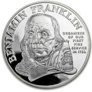 1993 Benjamin Franklin Firefighters Silver Medal