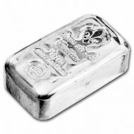 10 oz Silver Fleur de Lis Bullion Poured Bars
