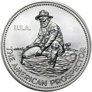 1 oz Engelhard Prospector Rounds .999 Fine Silver - Varying Years
