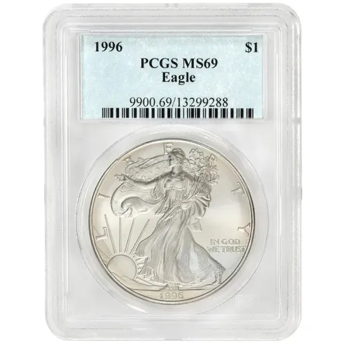 1996 American Silver Eagle - PCGS MS69