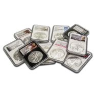 Mixed Dates American Silver Eagle - NGC or PCGS MS 69 - Variety of Holders & Labels