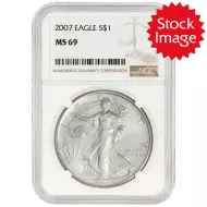 2007 American Silver Eagle - NGC MS 69