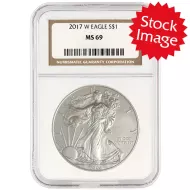 2017 W American Silver Eagle - NGC MS 69