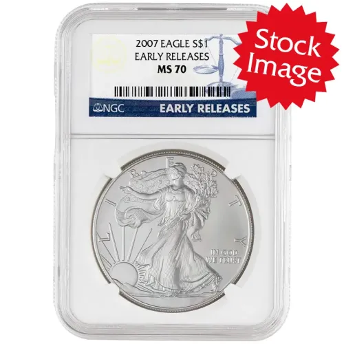 2007 American Silver Eagle - NGC PF 70 Early Release