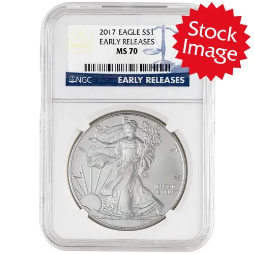 2017 American Silver Eagle - NGC MS 70 Early Release