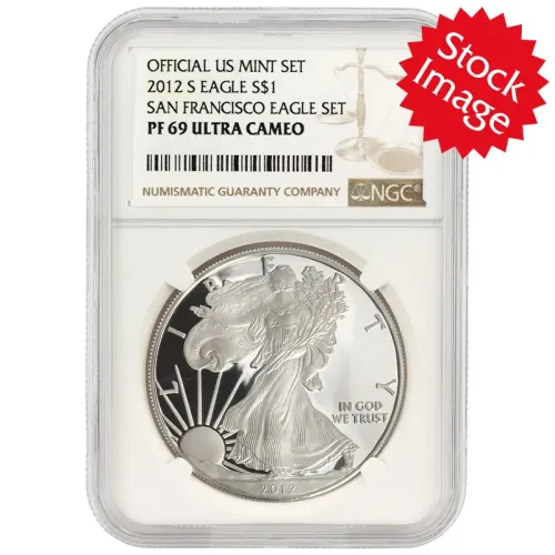 2012 S American Silver Eagle - NGC PF 69 - SF Set