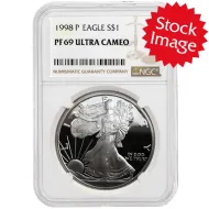 1998 American Silver Eagle - NGC PF 69