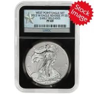 2013 W American Silver Eagle Reverse Proof - NGC PF69 Early Releases