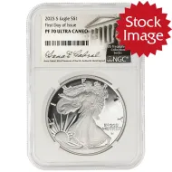 2025 S American Silver Eagle - NGC PF70 FDOI Anna Cabral