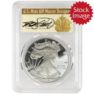 2017 W American Silver Eagle Proof - PCGS PF 70 FDOI Cleveland Signed