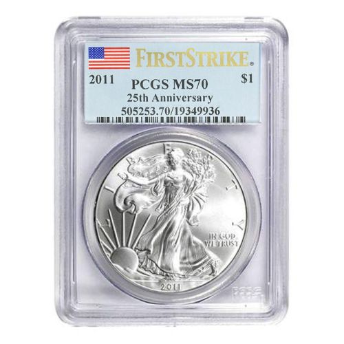 2011 American Silver Eagle - PCGS MS 70 First Strike