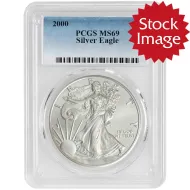 2000 American Silver Eagle - PCGS MS 69
