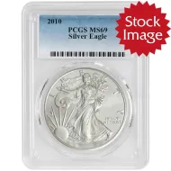 2010 American Silver Eagle - PCGS MS 69