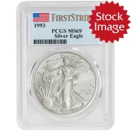 1993 American Silver Eagle - PCGS MS 69 First Strike