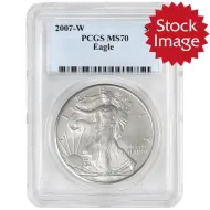 2007 W American Silver Eagle - PCGS MS 69 First Strike