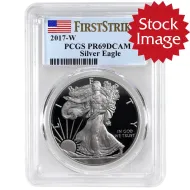 2017 W American Silver Eagle - PCGS PF 69 First Strike