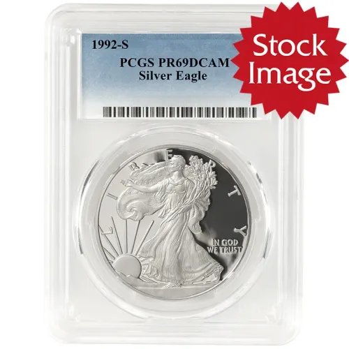 1992 American Silver Eagle - PCGS PF 69