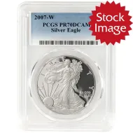2007 W American Silver Eagle - PCGS PF 70