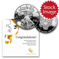 2017 S American Silver Eagle - Proof Congratulations