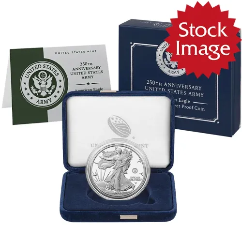 2025 W American Silver Eagle - Proof 250th Anniversary of Army Privy