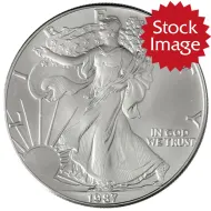 1987 American Silver Eagle - Brilliant Uncirculated