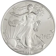 1998 American Silver Eagle - Brilliant Uncirculated