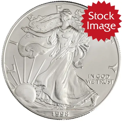 1998 American Silver Eagle - Brilliant Uncirculated