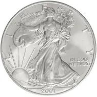 2001 American Silver Eagle - Brilliant Uncirculated