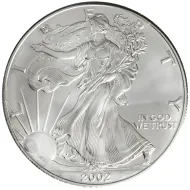 2002 American Silver Eagle - Brilliant Uncirculated