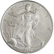 2003 American Silver Eagle - Brilliant Uncirculated
