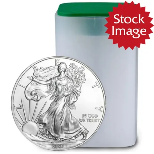 Mixed Date 1 oz American Silver Eagle Roll - Brilliant Uncirculated - 20 Coins