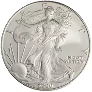 2000 American Silver Eagle - BU (Brilliant Uncirculated)