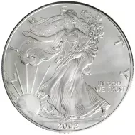 2002 American Silver Eagle - BU (Brilliant Uncirculated)