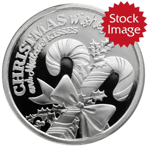 2026 Merry Christmas Christmas Wishes 1oz .999 Silver Round