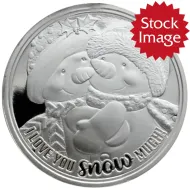 2026 Merry Christmas Snowmen 1oz .999 Silver Round