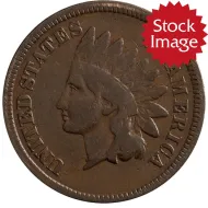 1863 Indian Head Penny - Good