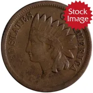 1863 Indian Head Penny - Extra Fine