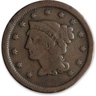 1846 Large Cent - Tall Date - Very Fine (VF)