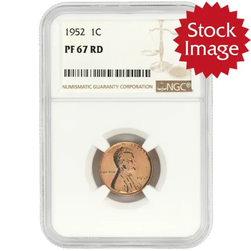 1952 Lincoln Wheat Penny - NGC PF67 RD