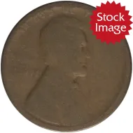 1922 D Lincoln Wheat Penny Weak D - Fair