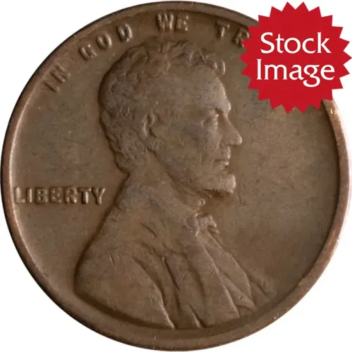 1915 S Lincoln Wheat Penny - Fine (F)