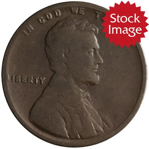 1912 D Lincoln Wheat Penny - Very Good (VG)