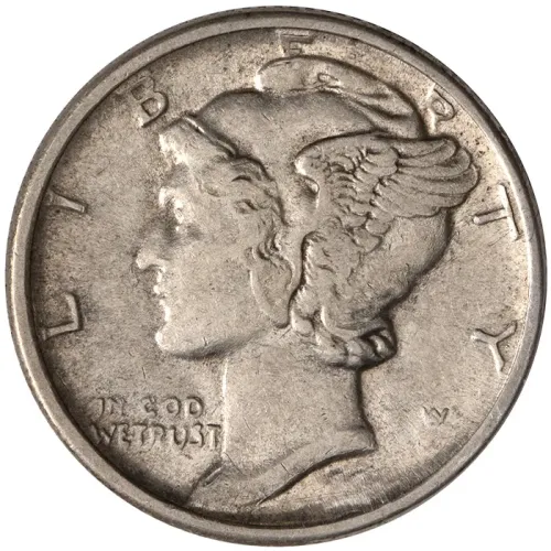 1927 D Mercury Dime - Extra Fine (XF)