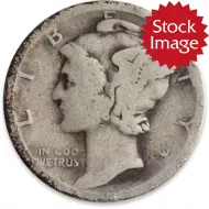 1921 Mercury Dime - Good (G)