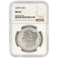 1879 S Morgan Dollar - NGC MS64