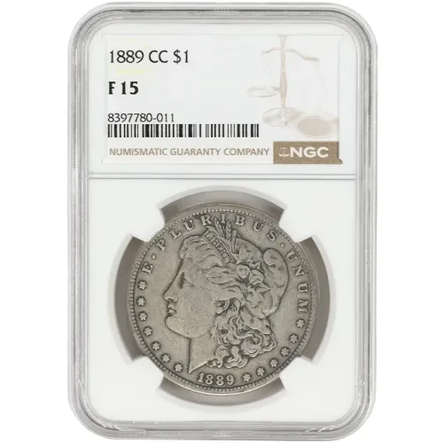 1889 CC Morgan Dollar - NGC F 15 - 011