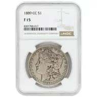 1889 CC Morgan Dollar - NGC F 15 - 017