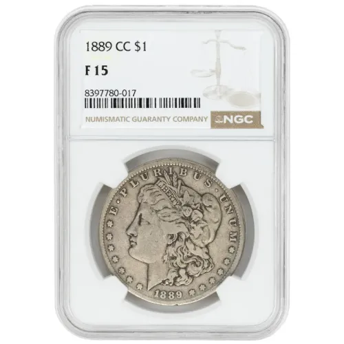 1889 CC Morgan Dollar - NGC F 15 - 017