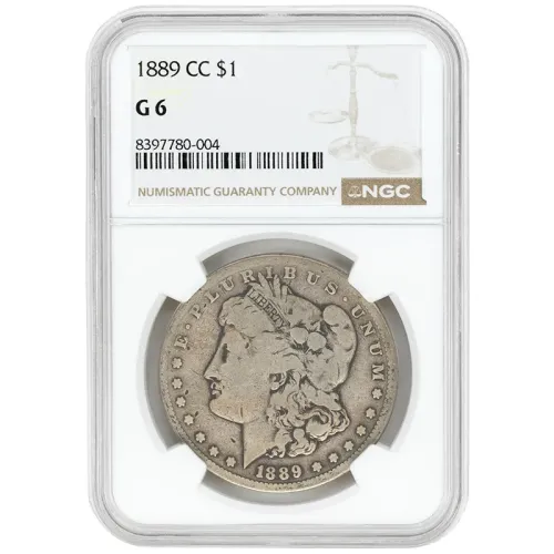1889 CC Morgan Dollar - NGC VG 6 - 004